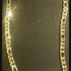 14k Gold Filled Giant Figaro Chain, 14k Stamped!