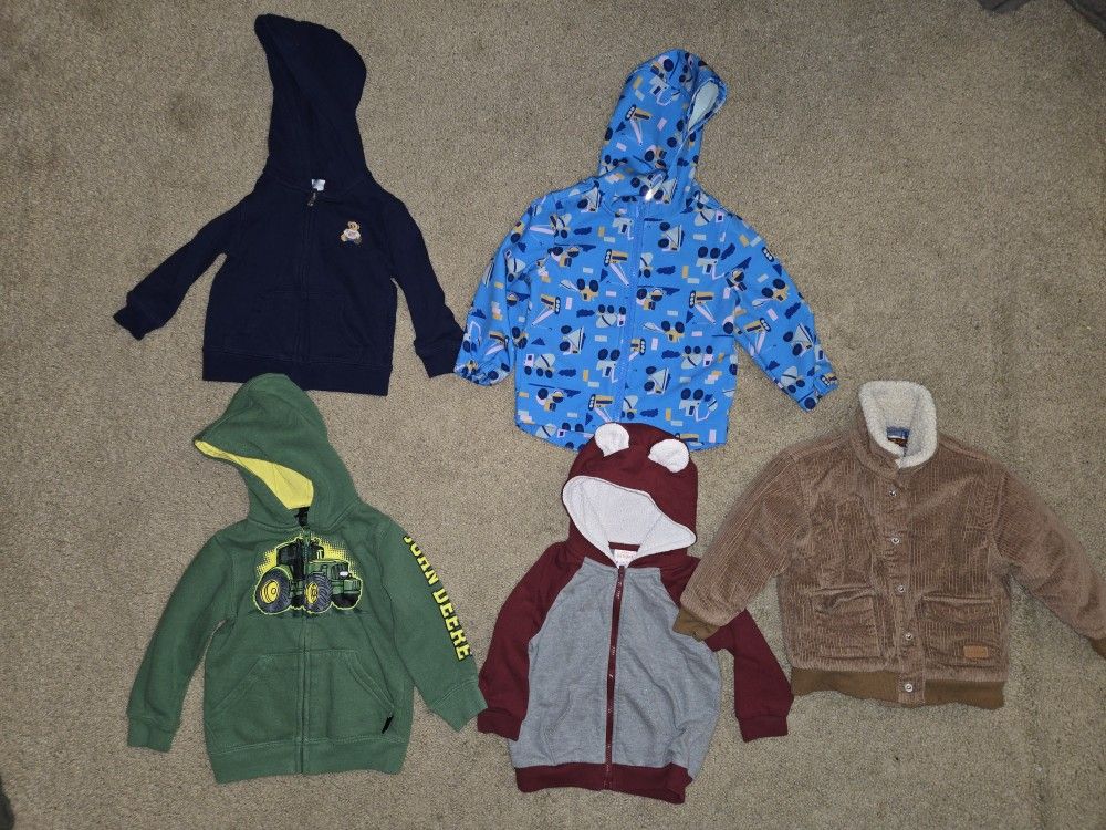 Baby Boy Clothes Size 18 Months Bundle of Jackets