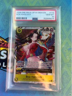 2026 One Piece OP14-112 EN Boa Hancock SR PSA 10 GEM MINT