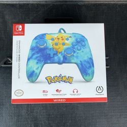 Nintendo Switch Pokémon Pikachu Wired Controller Brand New Sealed In Box