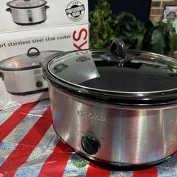 6qt COOKS Stainless steel slow cooker