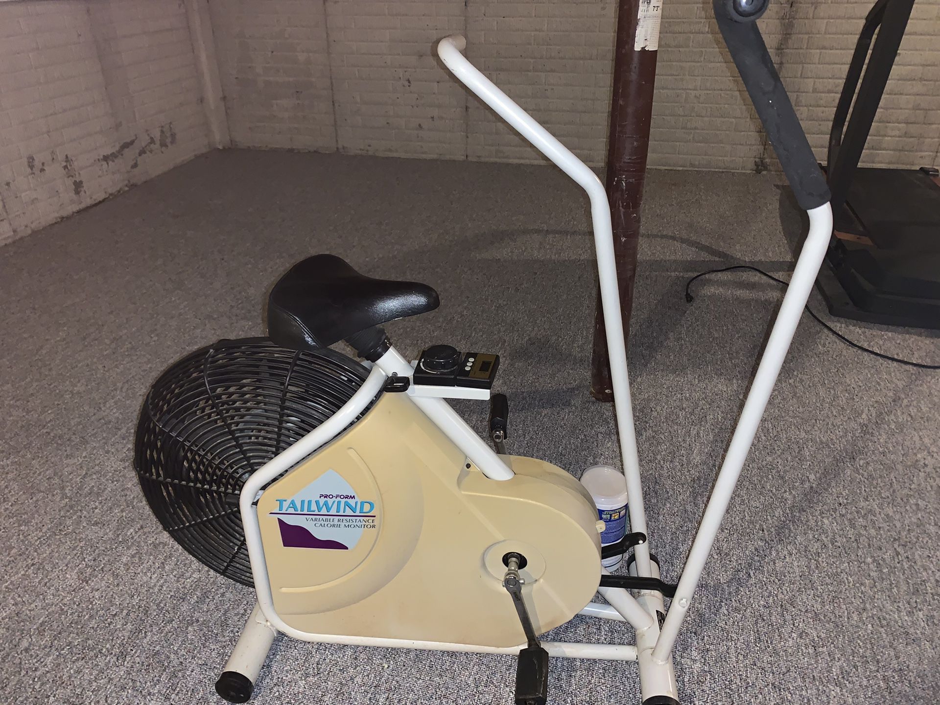 Tail wind exercise bike