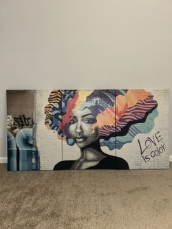 3 Pcs Canvas Street Art