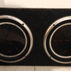 Rockford Fosgate 12 inch Subs/BoxAmp