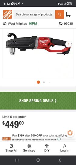 Super Hawg Milwaukee 50% off