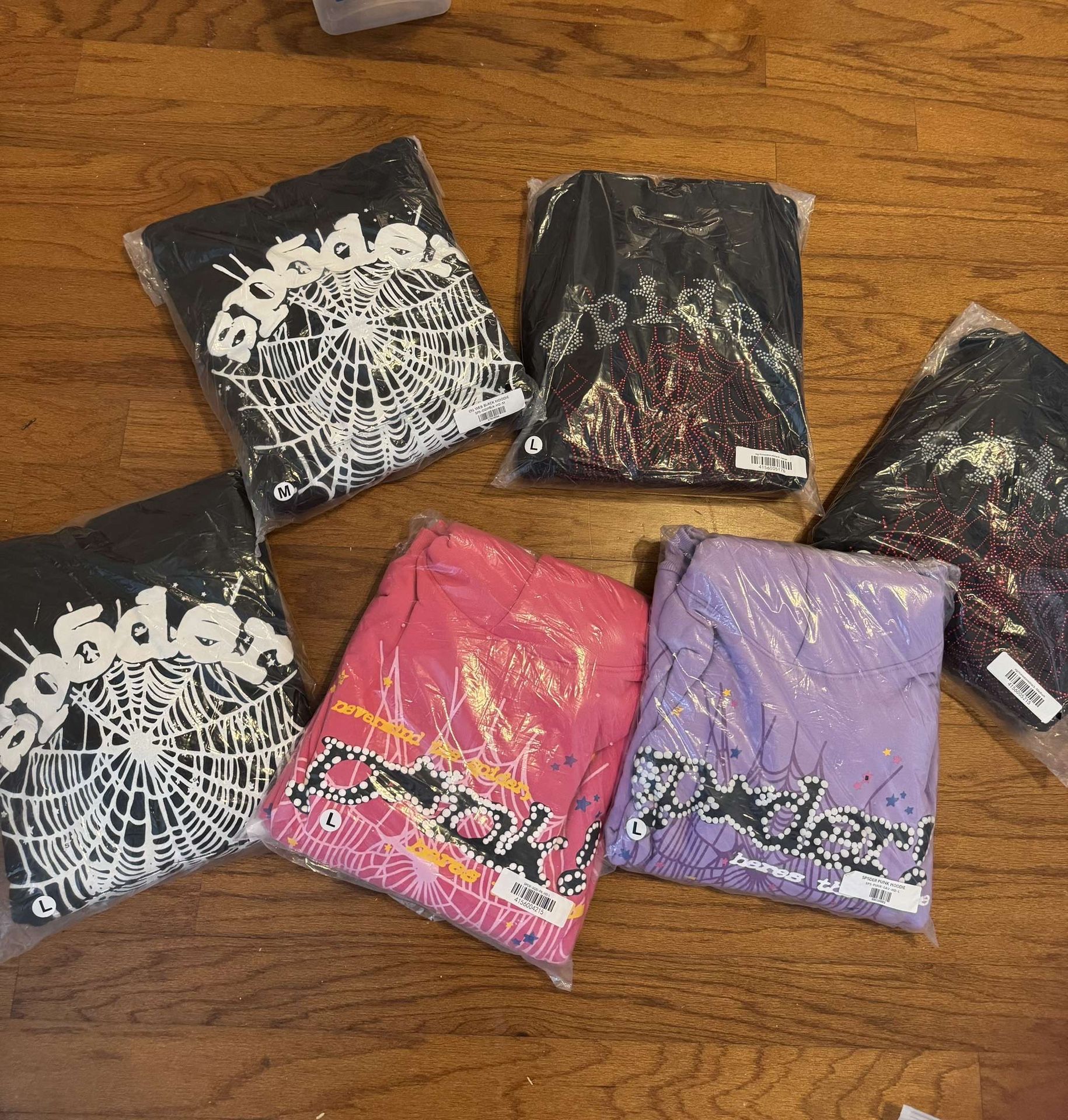 Spider Hoodies Medium And Large