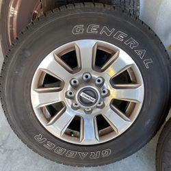 Ford F-250 Factory 8 Lug Rims W/tires