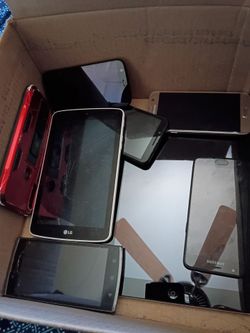Lot of Mixed Smartphones and Tablets ( UNKNOWN CONDITION )
