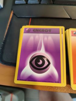 Pokemon English and Japanese Base Set Energy Cards