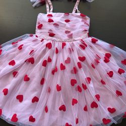 Vestido De Corazones Para Bebés 12 Meses 