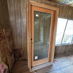 36 Inch Wide Glass Door 