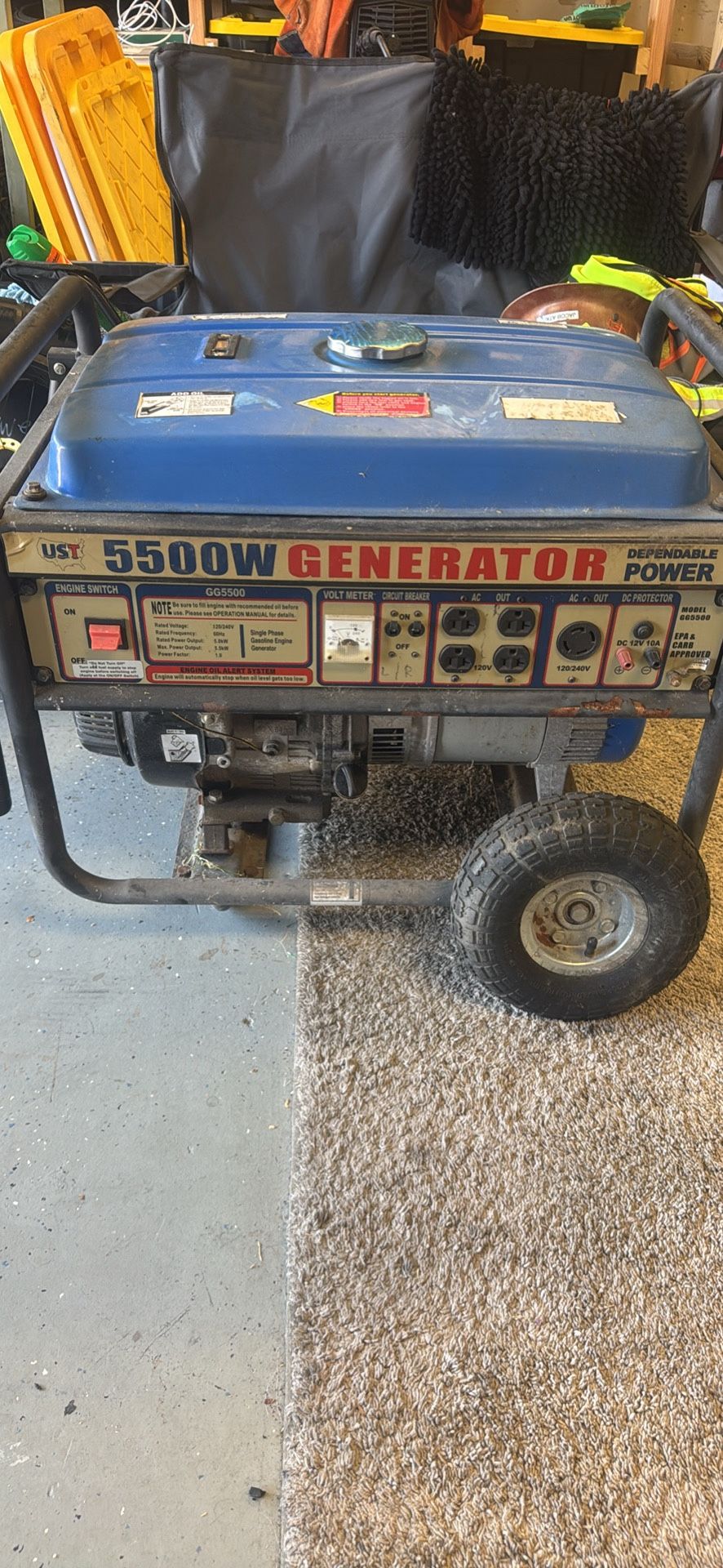 5500 Watt Generator