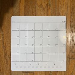 Calendar White Board 