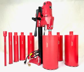 Concrete coring drill