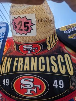 49ers Straw Hat