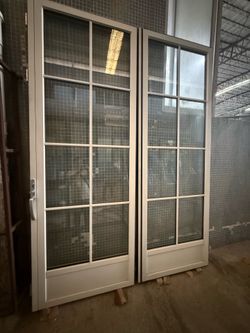 French door and windows