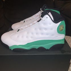 Jordan 13 Retro White Lucky Green (PS)