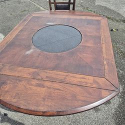 Solid Wood High Table (Expandable)