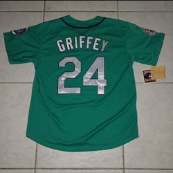 Large NWT Griffey Mariners Retro Jersey- Mitchell and Ness