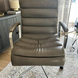 RH Leather Desk Chair 