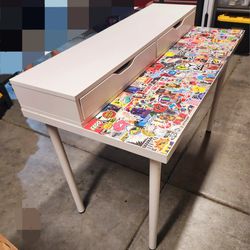 IKEA Desk / Table With Drawers White