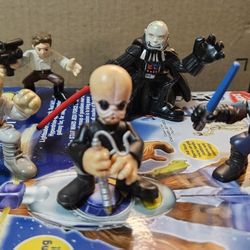 Lot Of (5) Star Wars Galactic Heroes Hasbro Toy Figures - 18 Lots Available