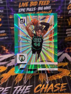 2022-23 Donruss Robert Williams III #3 Holo Green Laser Boston Celtics