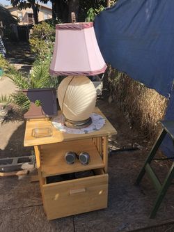 Lamp And Side Table 