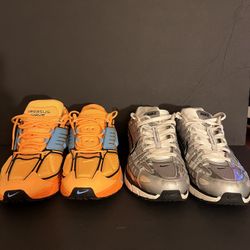 Nike Pegasus Wave (Orange/Blue) + Nike P-6000 (Silver/Black) – Bundle Deal