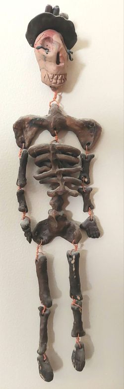 Skeleton sculpture