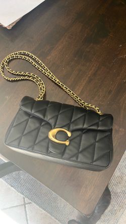 Coach Purse black & gold