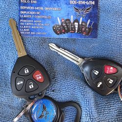 Keys Llaves controles