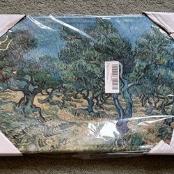 Framed Vincent van Gogh Print Reproduction - Olive Grove 16"x12" (New)