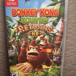 I’m asking$45 DONKEY KONG COUNTRY return HD it’s in good condition Nintendo switch game
