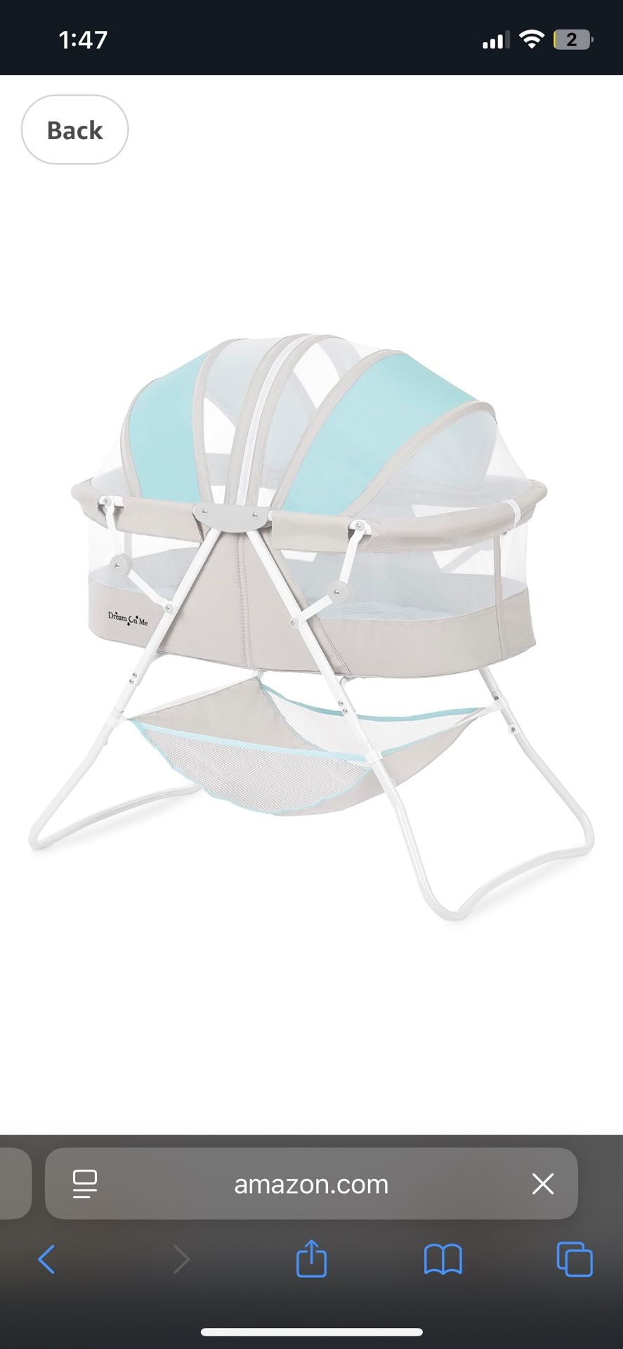 Dream On Me Bassinet