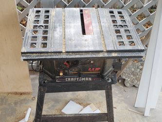 Table saw 10inch 2.5hp