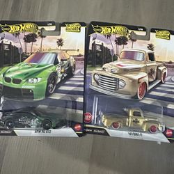 Hot Wheels Boulevard BMW M3,Ford F1