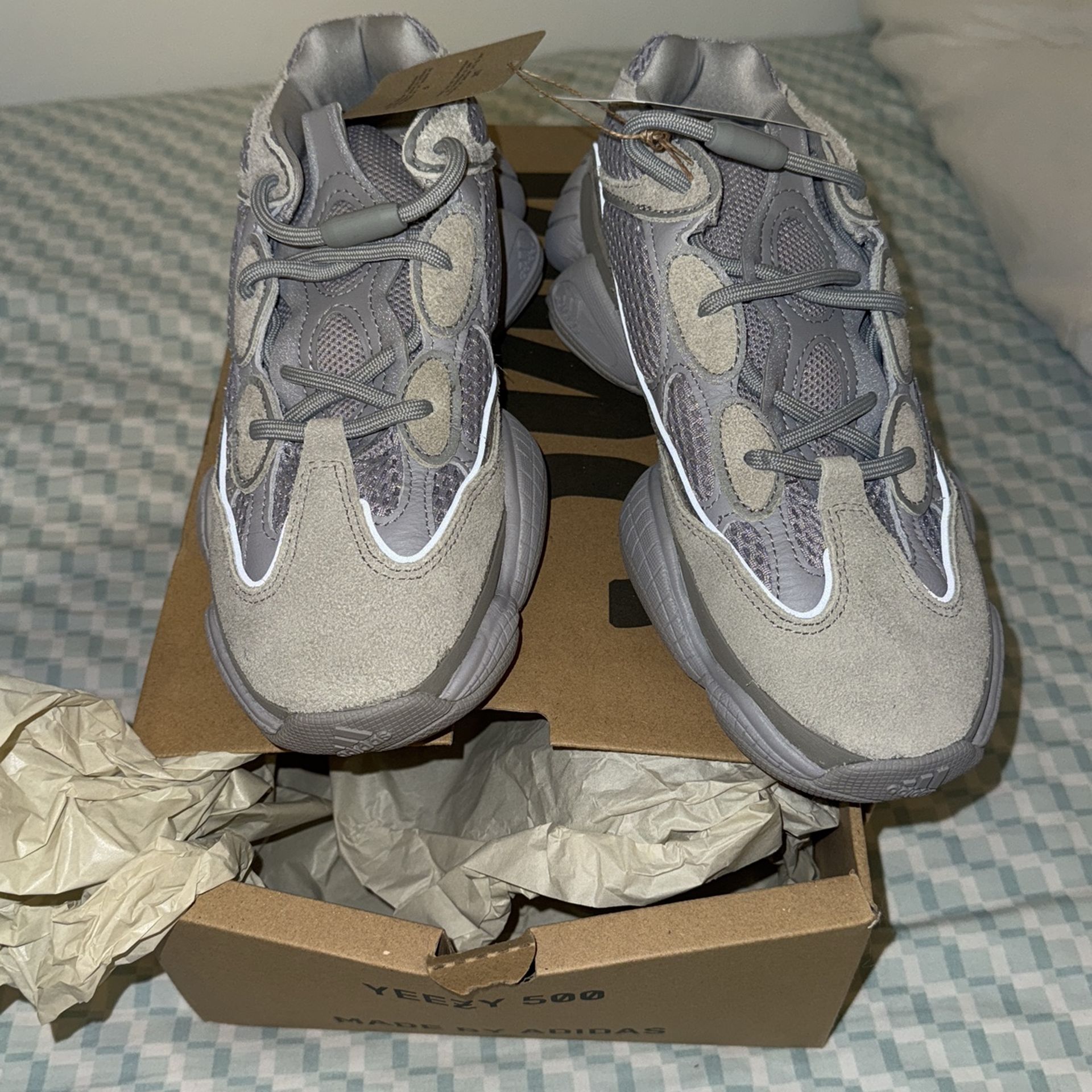 Brand New Yeezy 500 Stone Salt Size