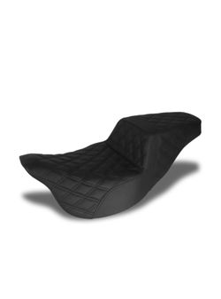 DNA King Seat – Double Diamond – Black Stitching – Harley-Davidson Touring 2008–2024