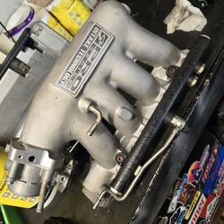 Kseries K20z3 K24 Skunk2 Pro Series Manifold With Skunk2 Fuel Rail Complete Clean Parts 