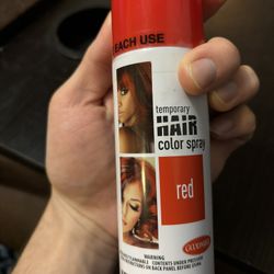 Temporary Red Hair Coloring Spray 