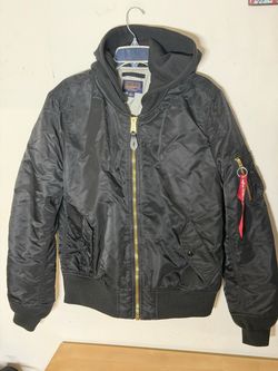 Alpha Industries MA-1 Bomber Jacket Black Large