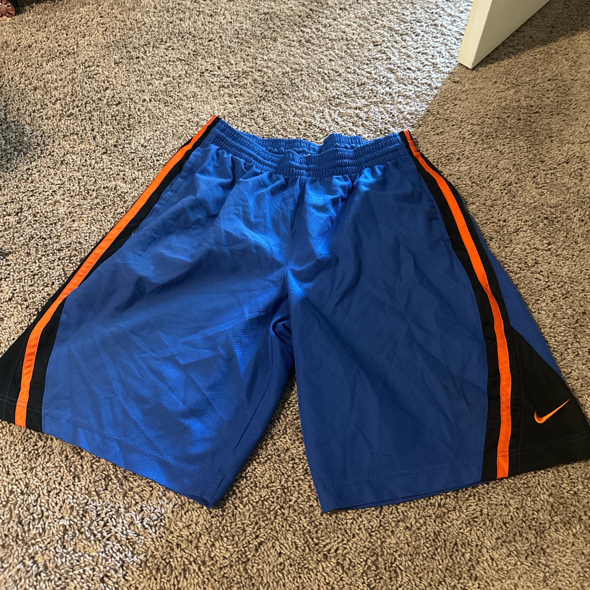 Blue And Orange Vintage Nike Shorts Size Large