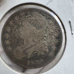 1830 Large letter Half dollar