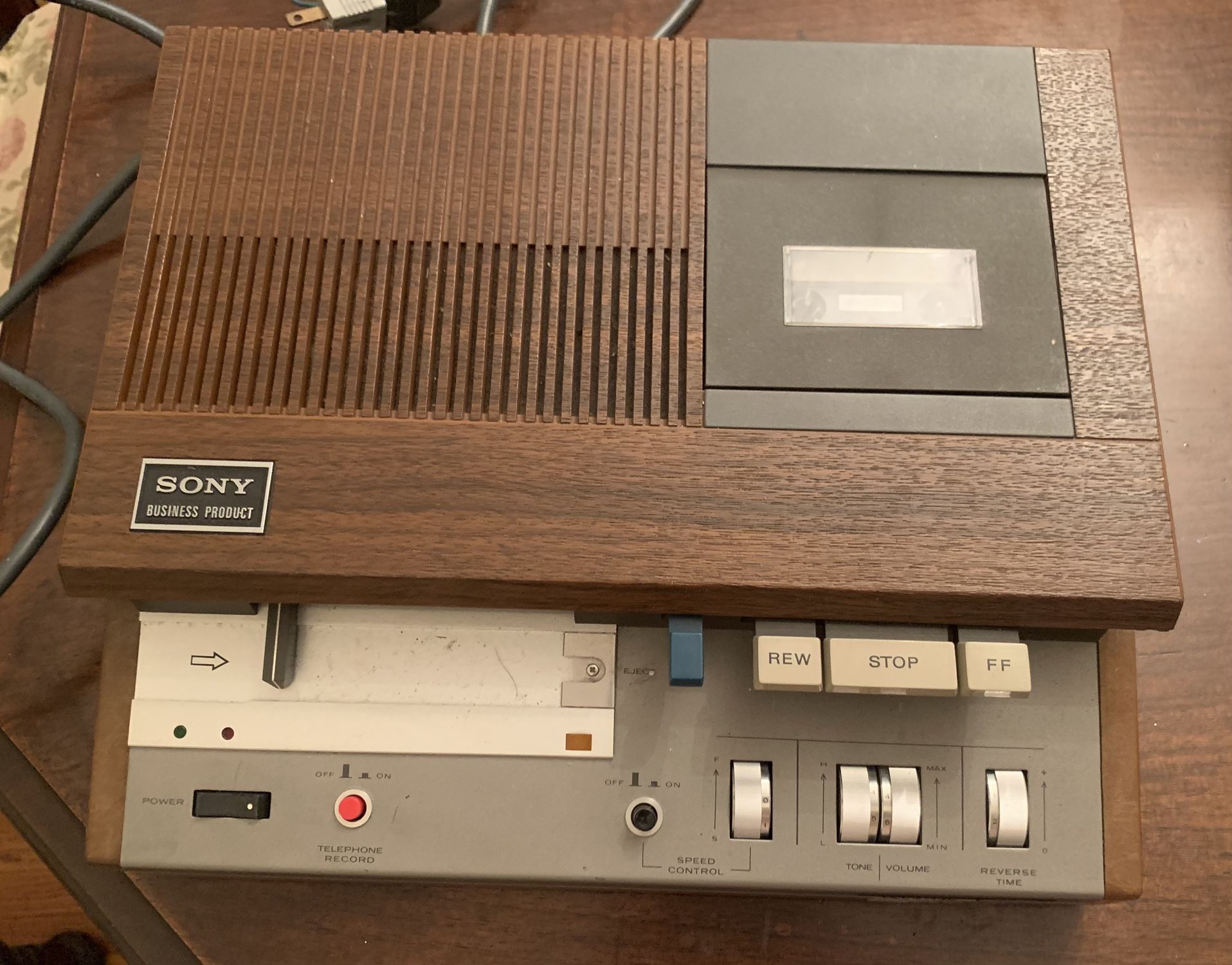 SONY DICTATING/ TRANSCRIBING MACHINE SECUTIVE MOORE BM-35 VINTAGE