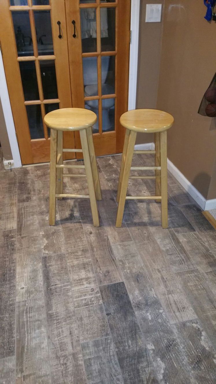 Two bar height 29inch tall stool