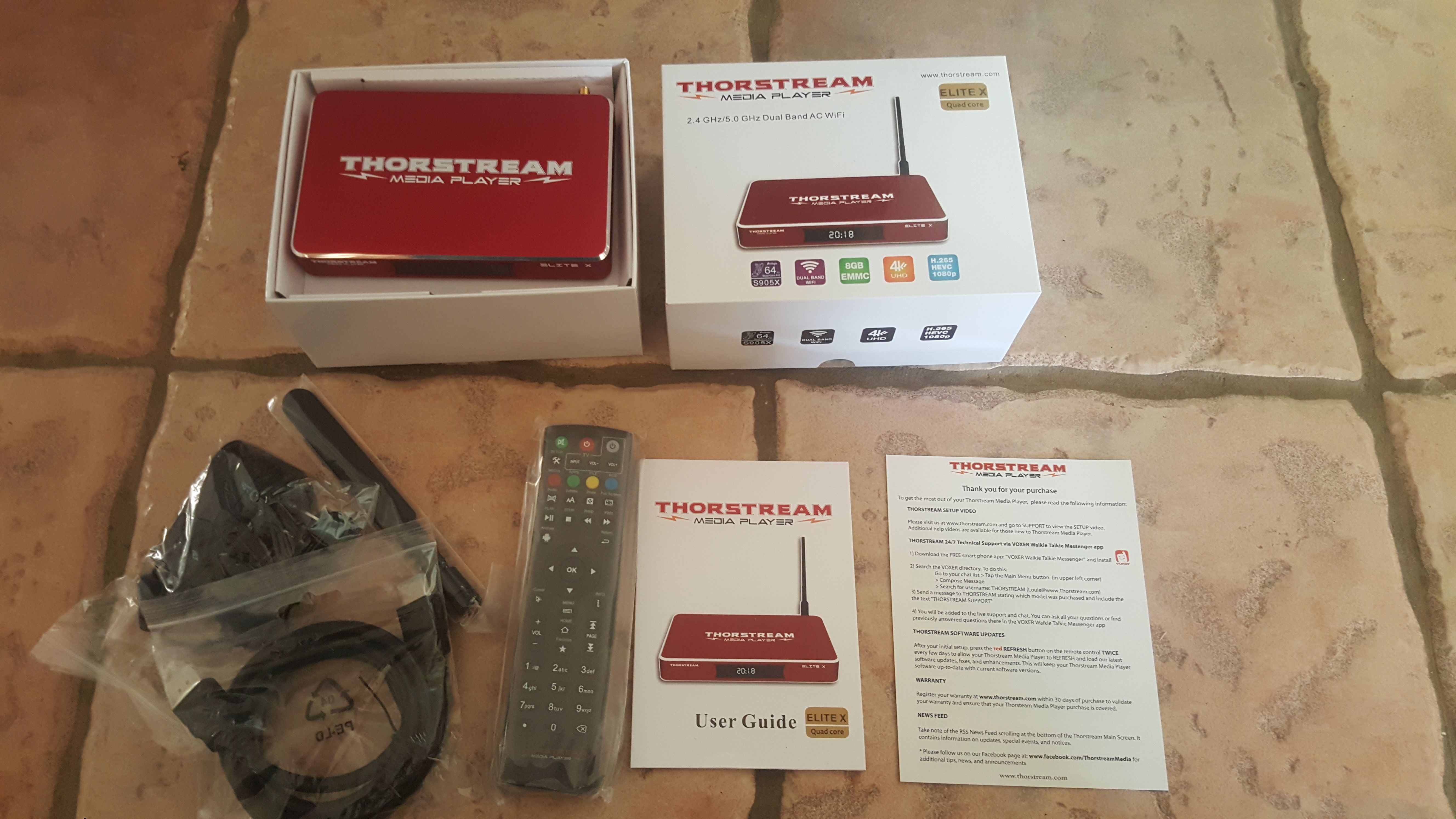 2018 Thorstream Media Player- ELITE X - 4K model