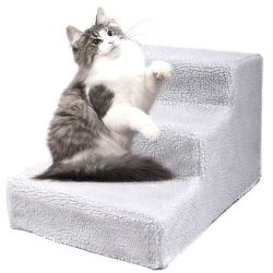 
CW12R0066 New Small White pet Stairs