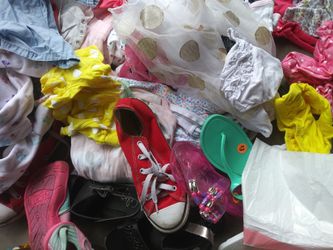 Infant girls clothes and shoes