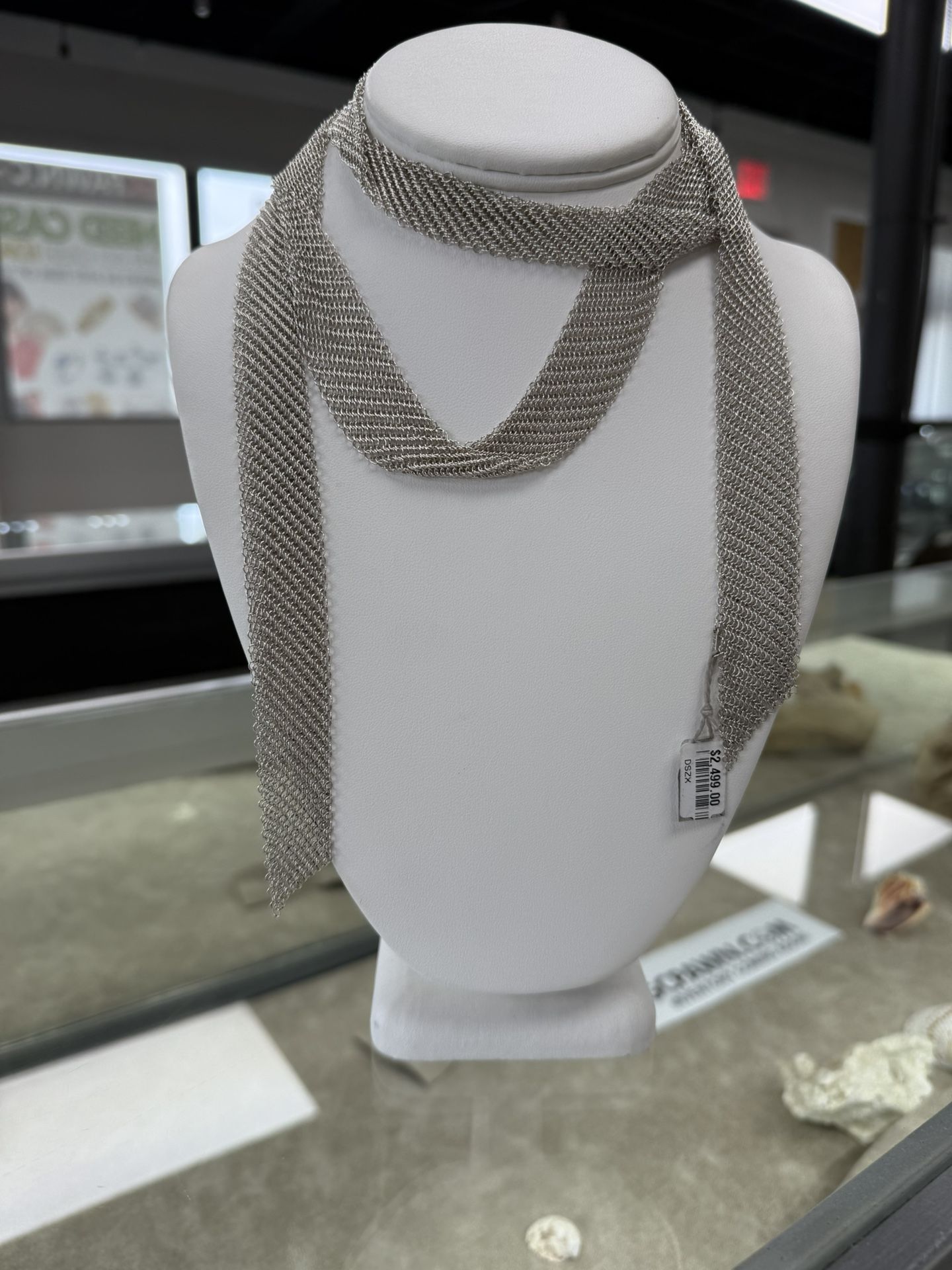100% authentic Tiffany and Company sterling silver scarf